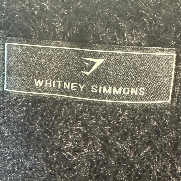 Gymshark Whitney Simmons Eye Knit Oversized Sweater Women’s Medium Black - Picture 6 of 8